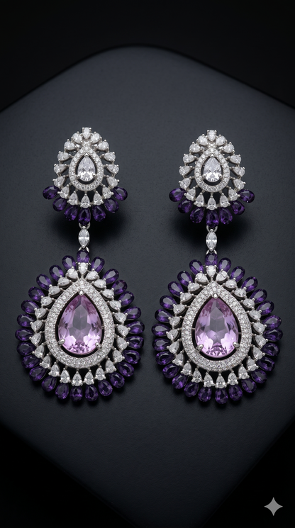 Violet Nocture Necklace Set