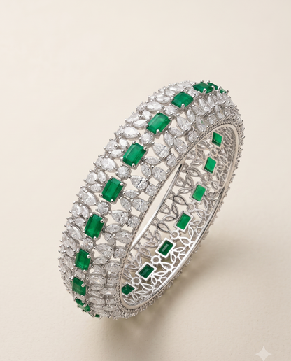 Emerald Cascade Bracelet