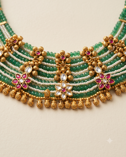 Regal Multilayer Necklace Set
