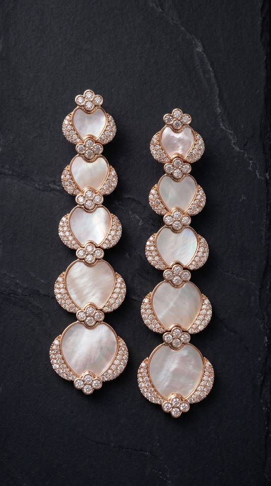 Pearl Cascade Danglers