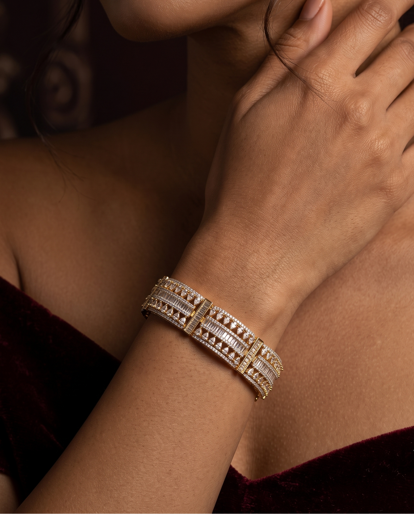 Golden Gajra Zehreen Bracelet