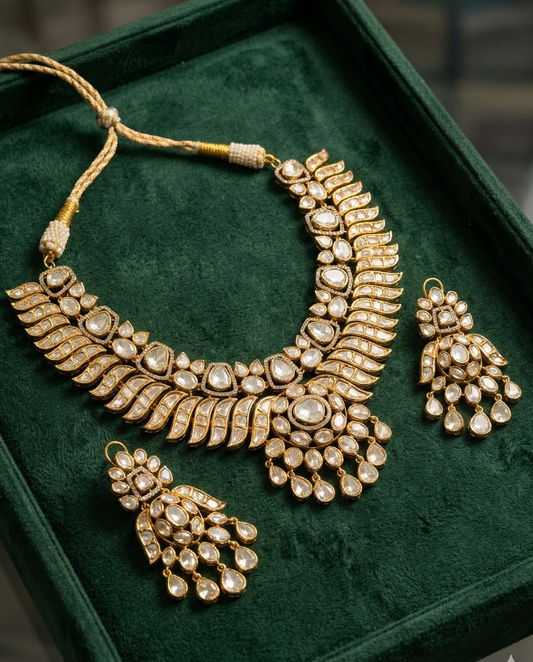 Imperial Polki Necklace Set