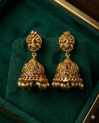 Temple Mayur Necklace Set