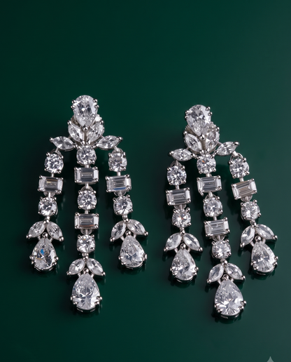 Double Cascade Necklace Set