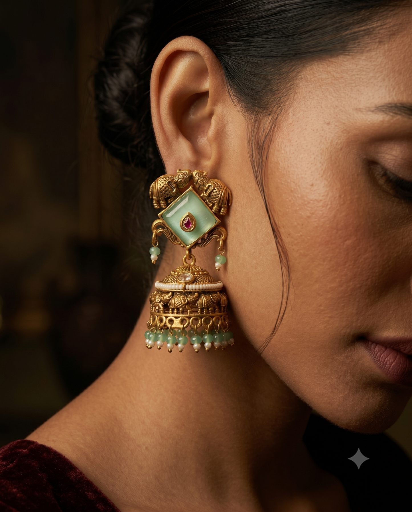 Vibrant Virasat Jhumkas