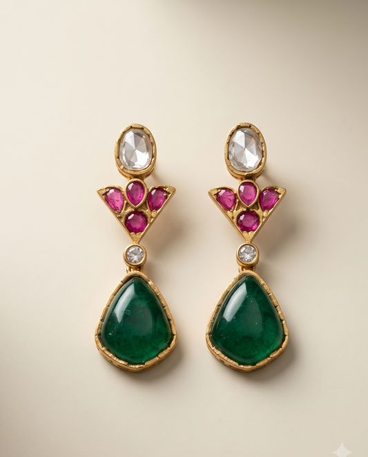 Golden Emerald Drops