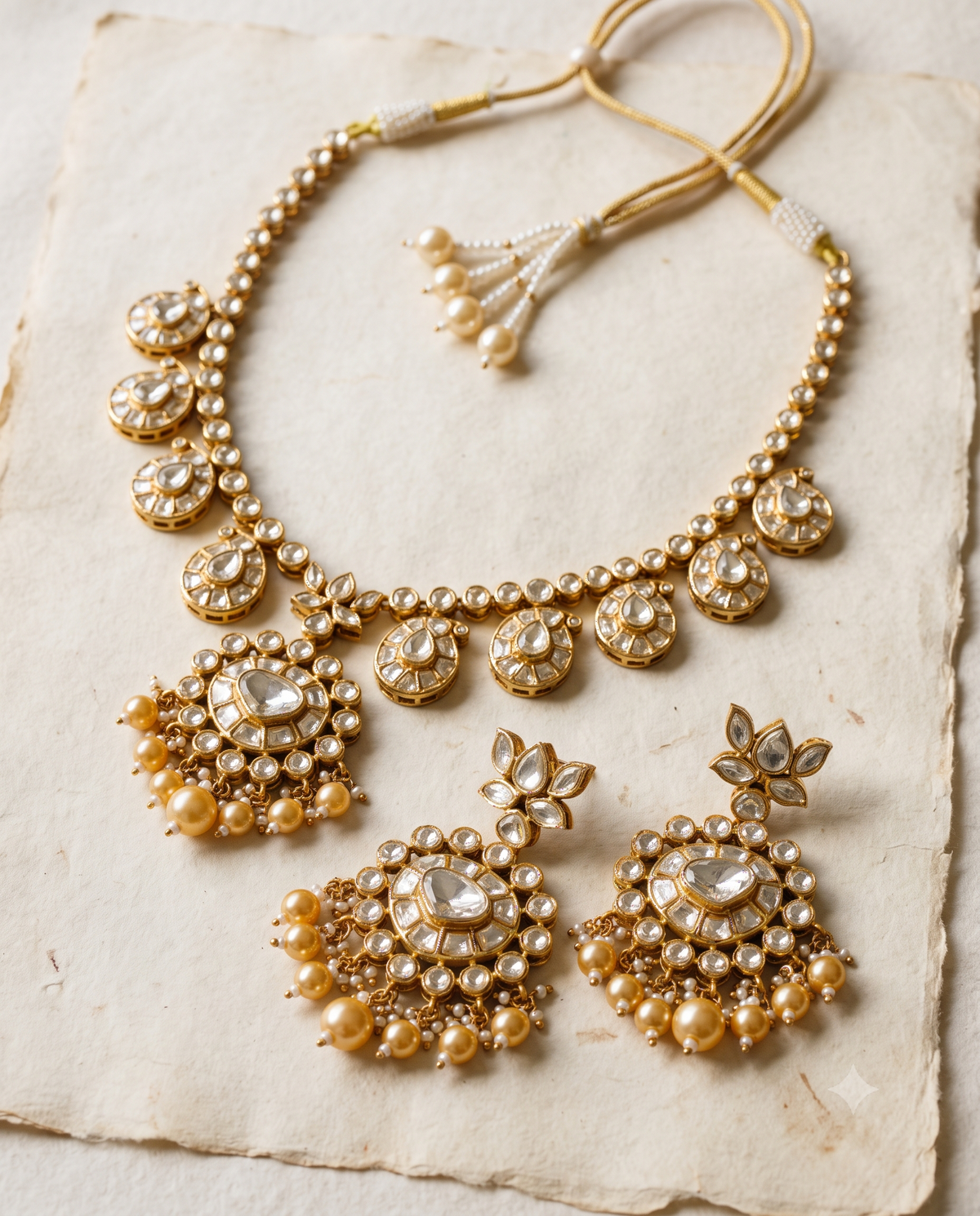 Padma Polki Necklace Set