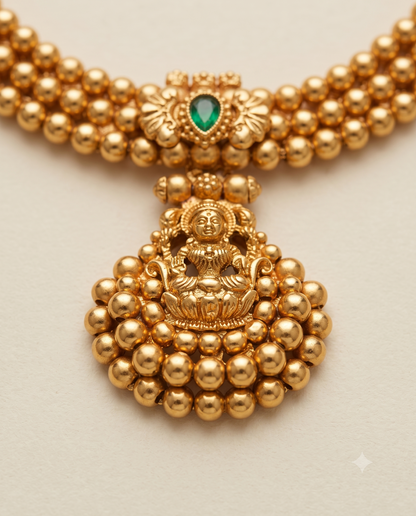 Golden Divinity Necklace Set