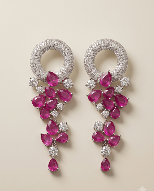 Red Velvet Earrings
