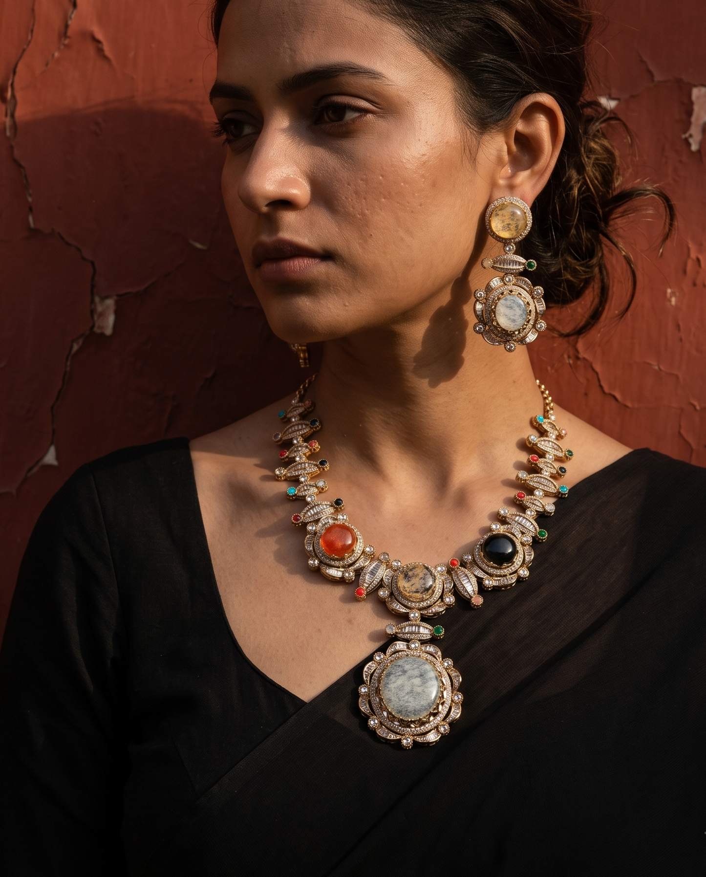 Gulbaag Nocturne Necklace Set