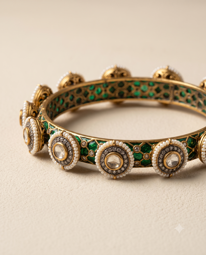 Emerald Orbit Bracelet