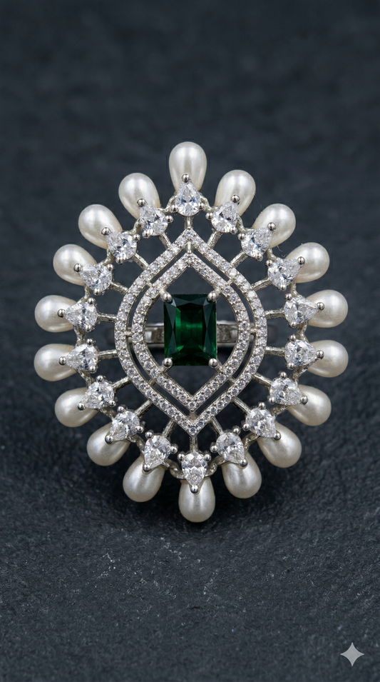 Majestic Emerald Ring
