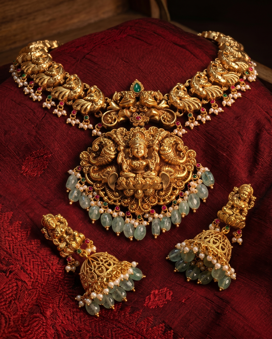 Heirloom Lakshmi Necklace Set