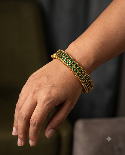 Golden Green Bracelet