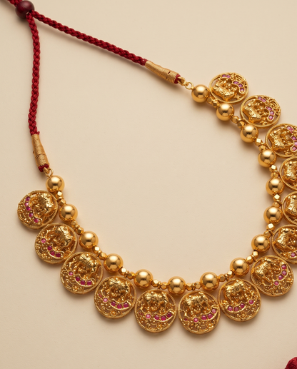 Golden Grandeur Necklace Set