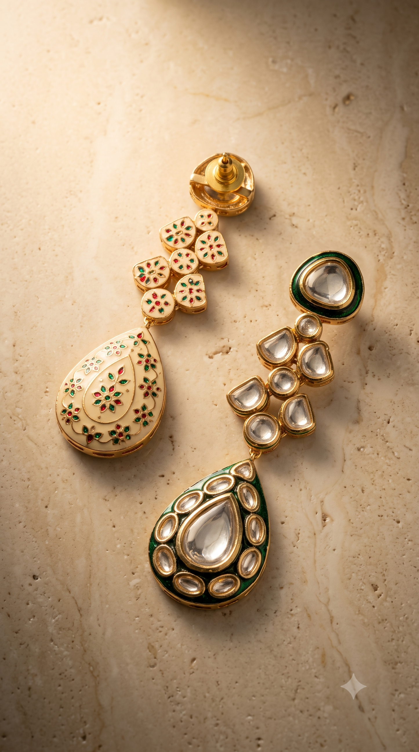 Elegant Meenakari Earrings