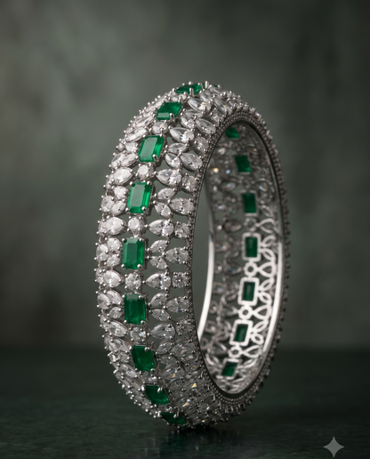 Emerald Cascade Bracelet