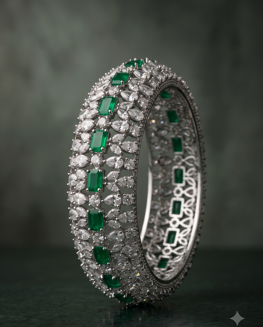Emerald Cascade Bracelet