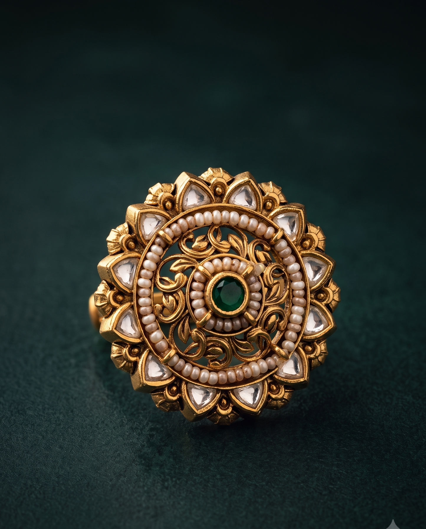Golden Statement Ring
