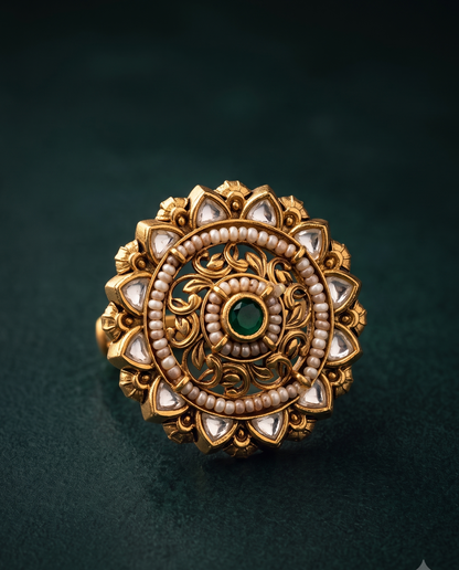 Golden Statement Ring