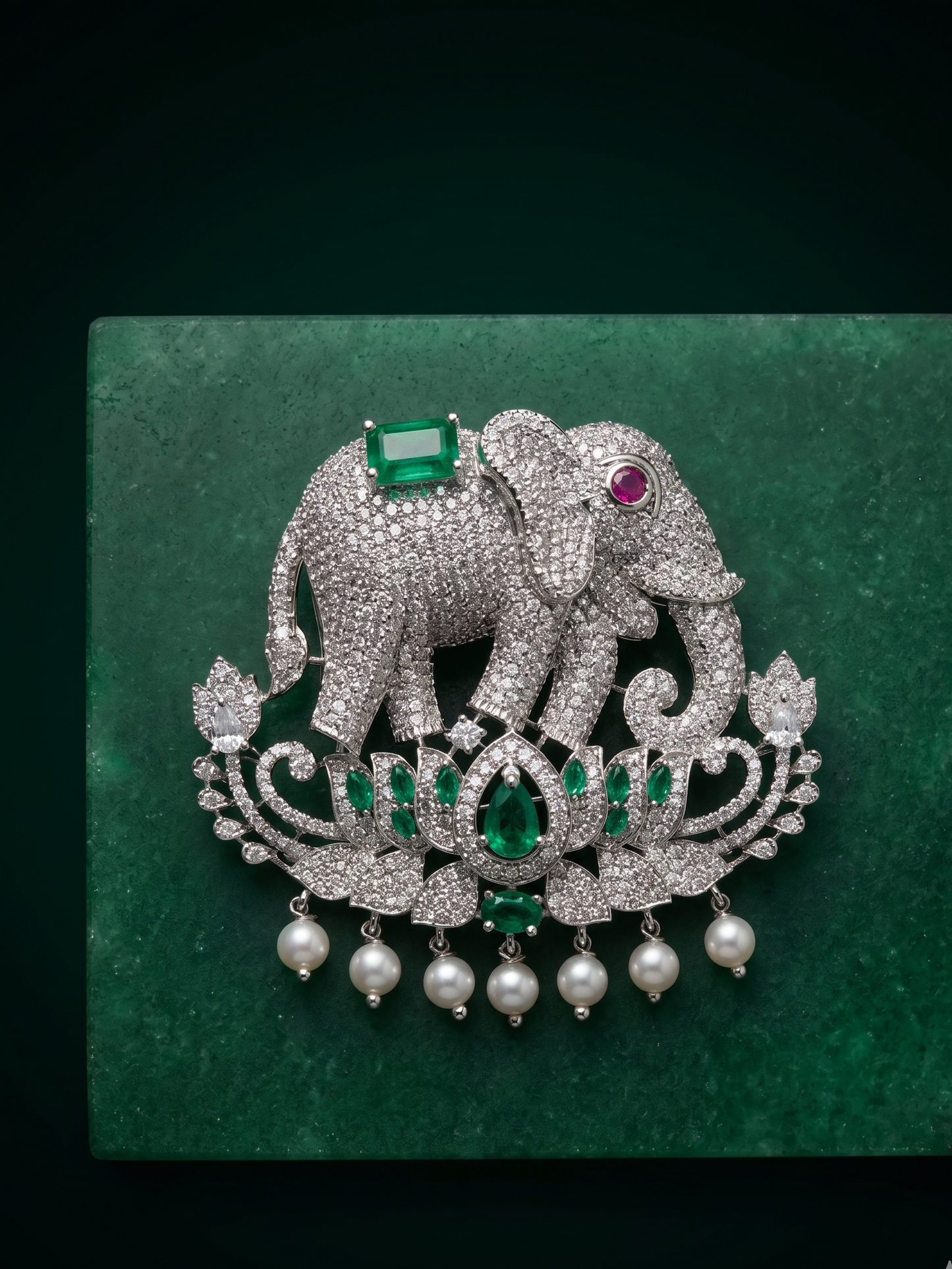 Gajraj Insignia Brooch