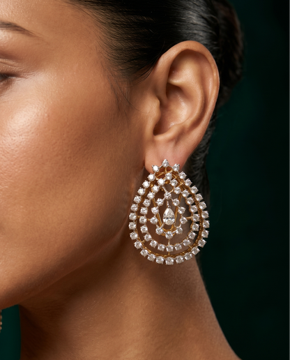 Pure Silver Teardrop Earrings