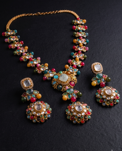 Gulbaag Mehr Necklace Set