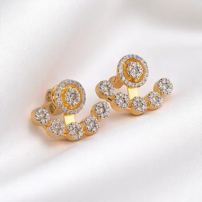 92.5 Silver Jacket Earrings