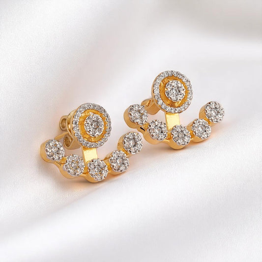 92.5 Silver Jacket Earrings