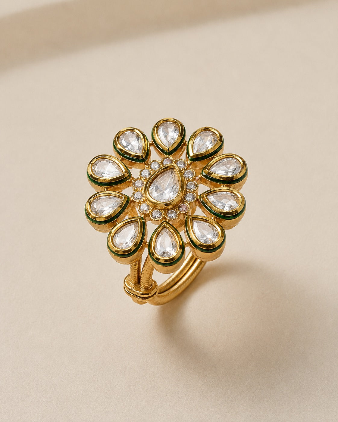Classic Kundan Ring