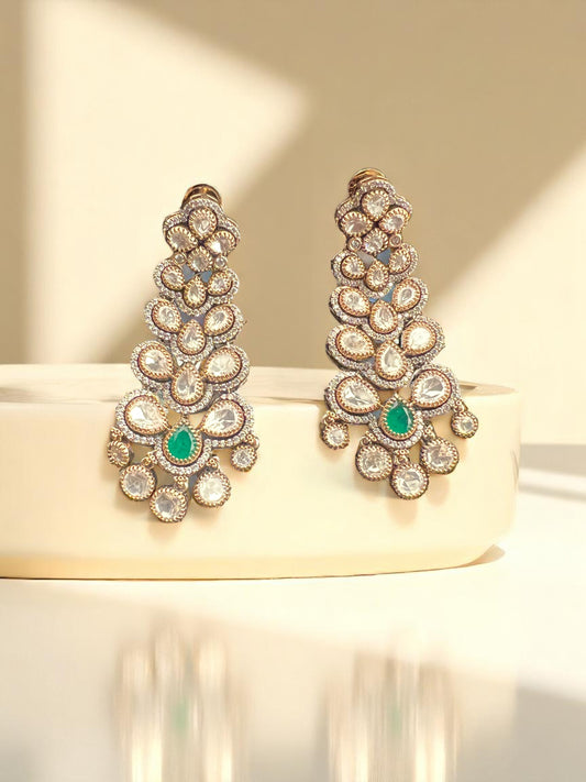 Kundan Drop Earrings