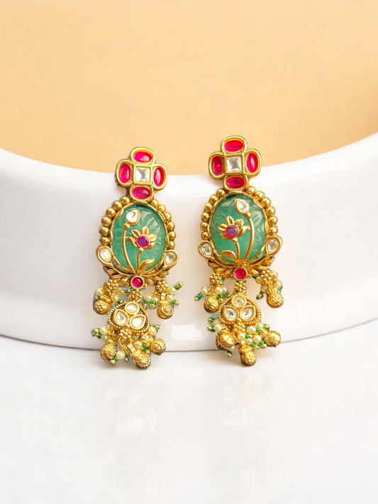 Meenakari Jhumkas