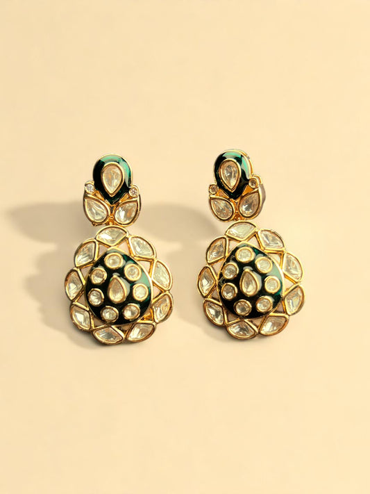 Peacock Bloom Earrings