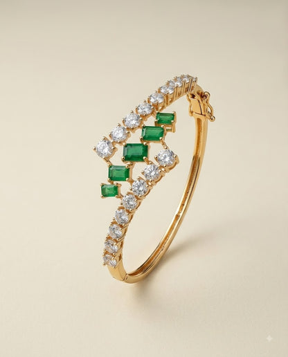 Emerald Cascade Bracelet