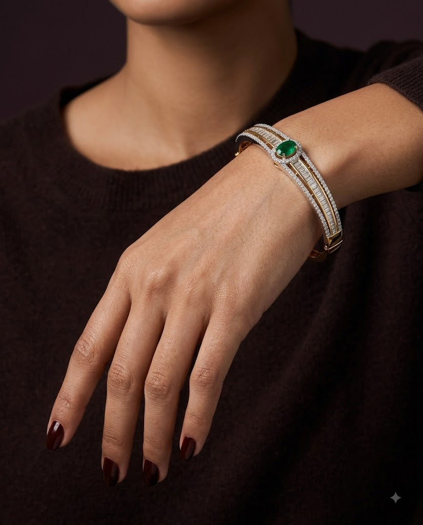 Emerald Brilliance Bracelet
