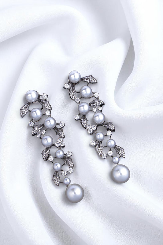 Pearl Cascade Danglers