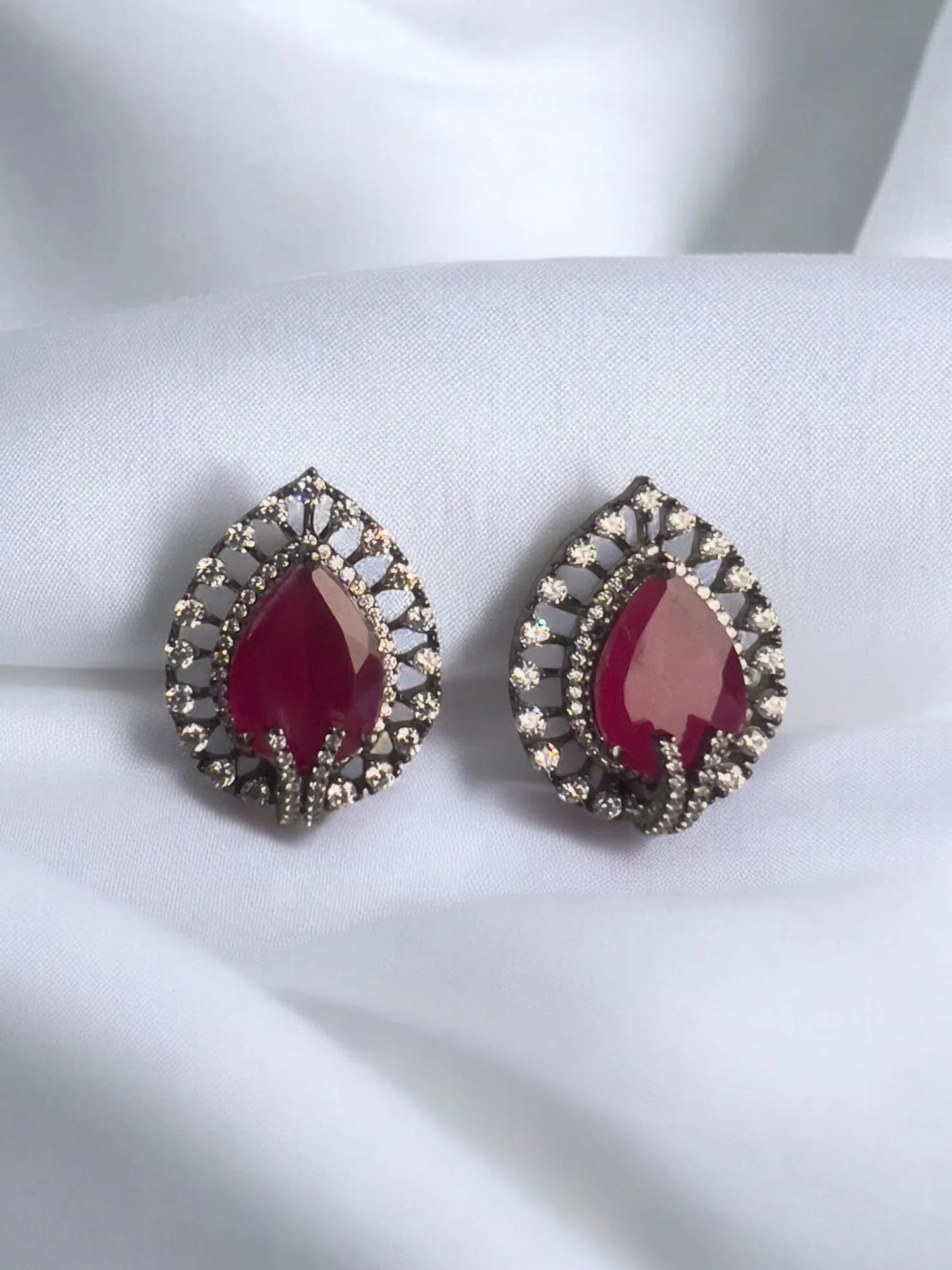 Radiant Ruby Studs