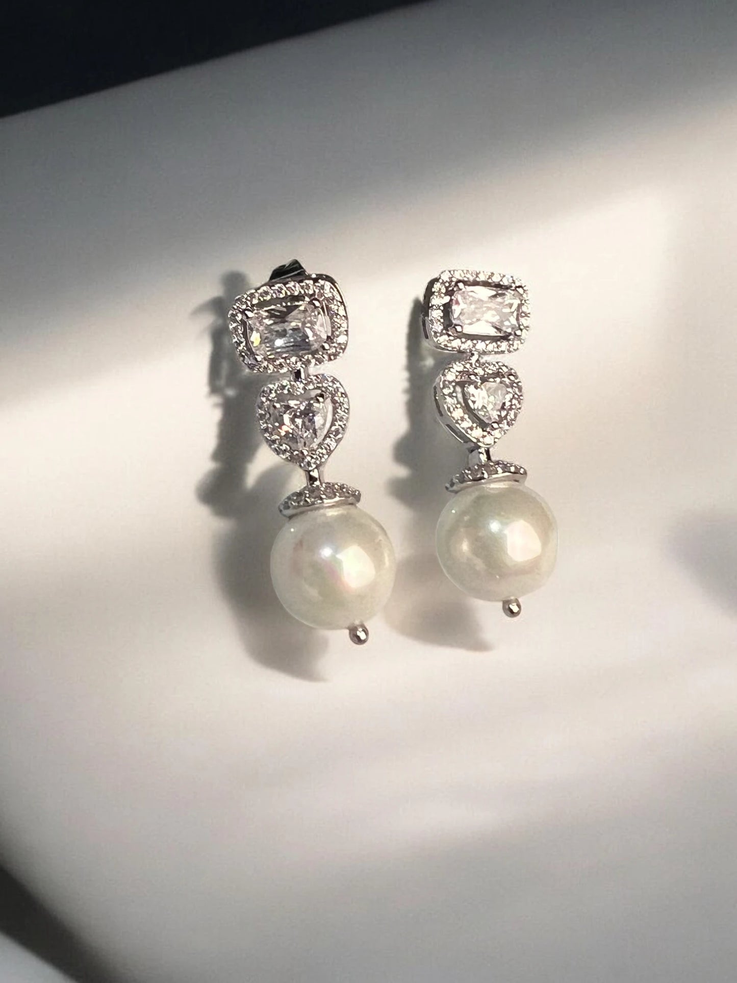 Pearl Drop Danglers