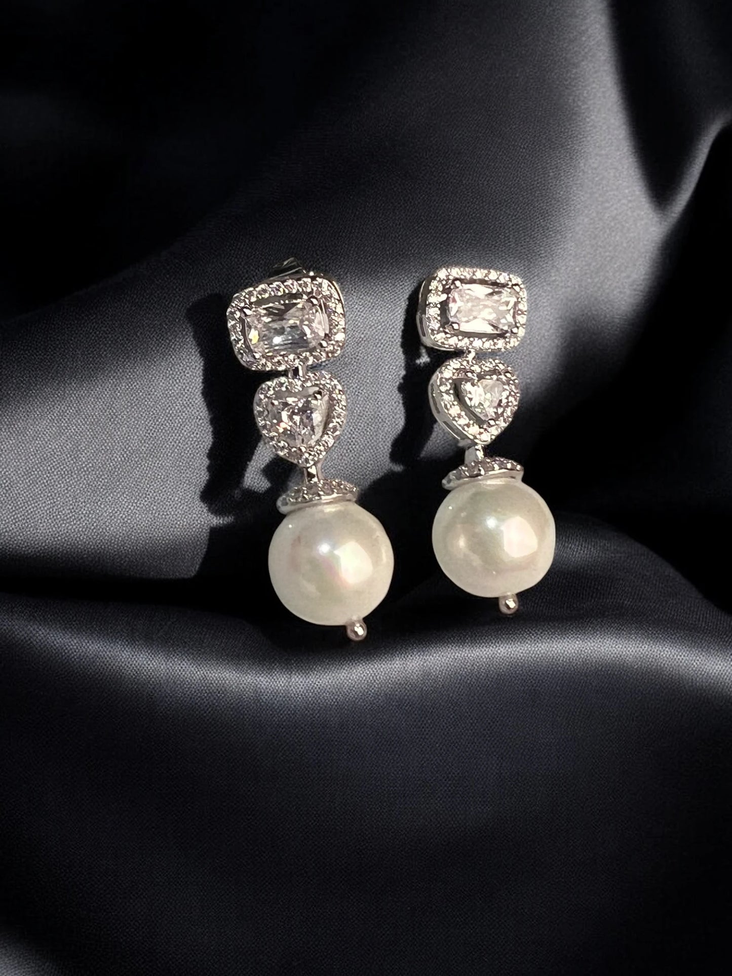 Pearl Drop Danglers