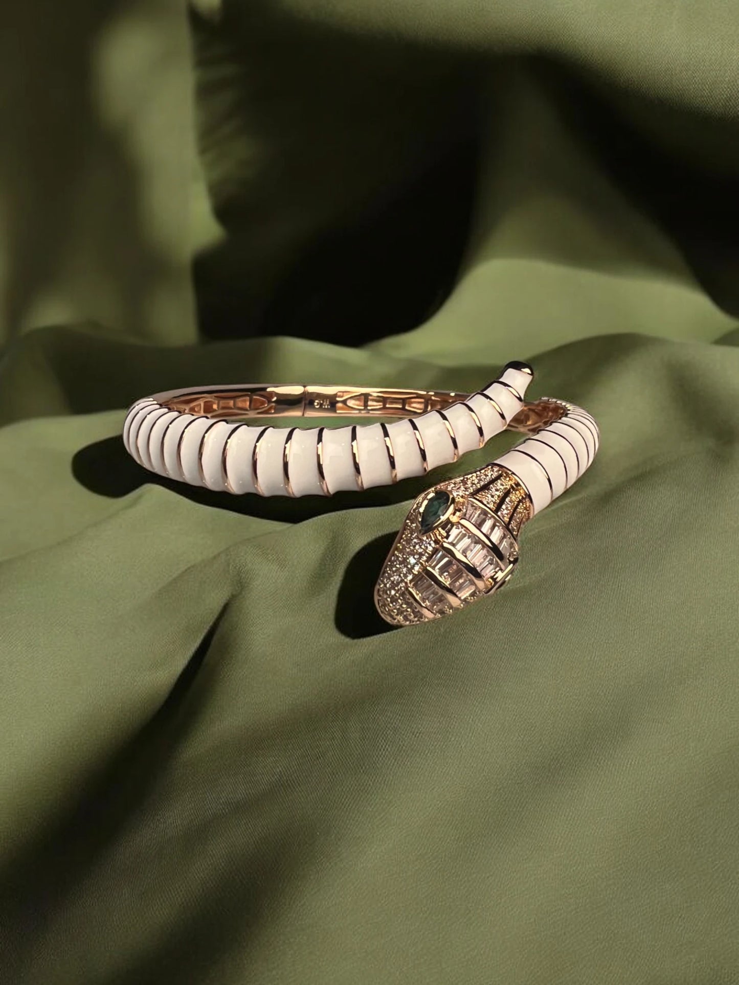 White Serpent Bracelet