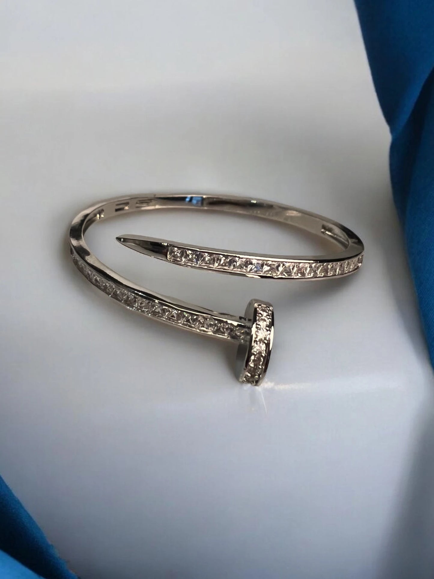 Sleek Silver Bracelet