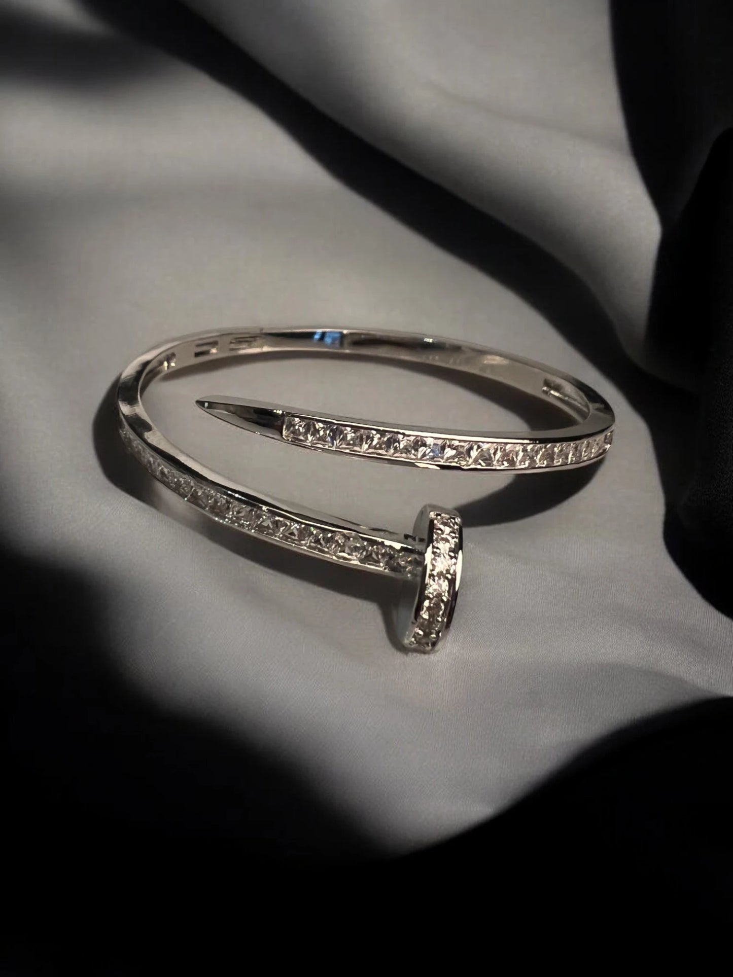 Sleek Silver Bracelet