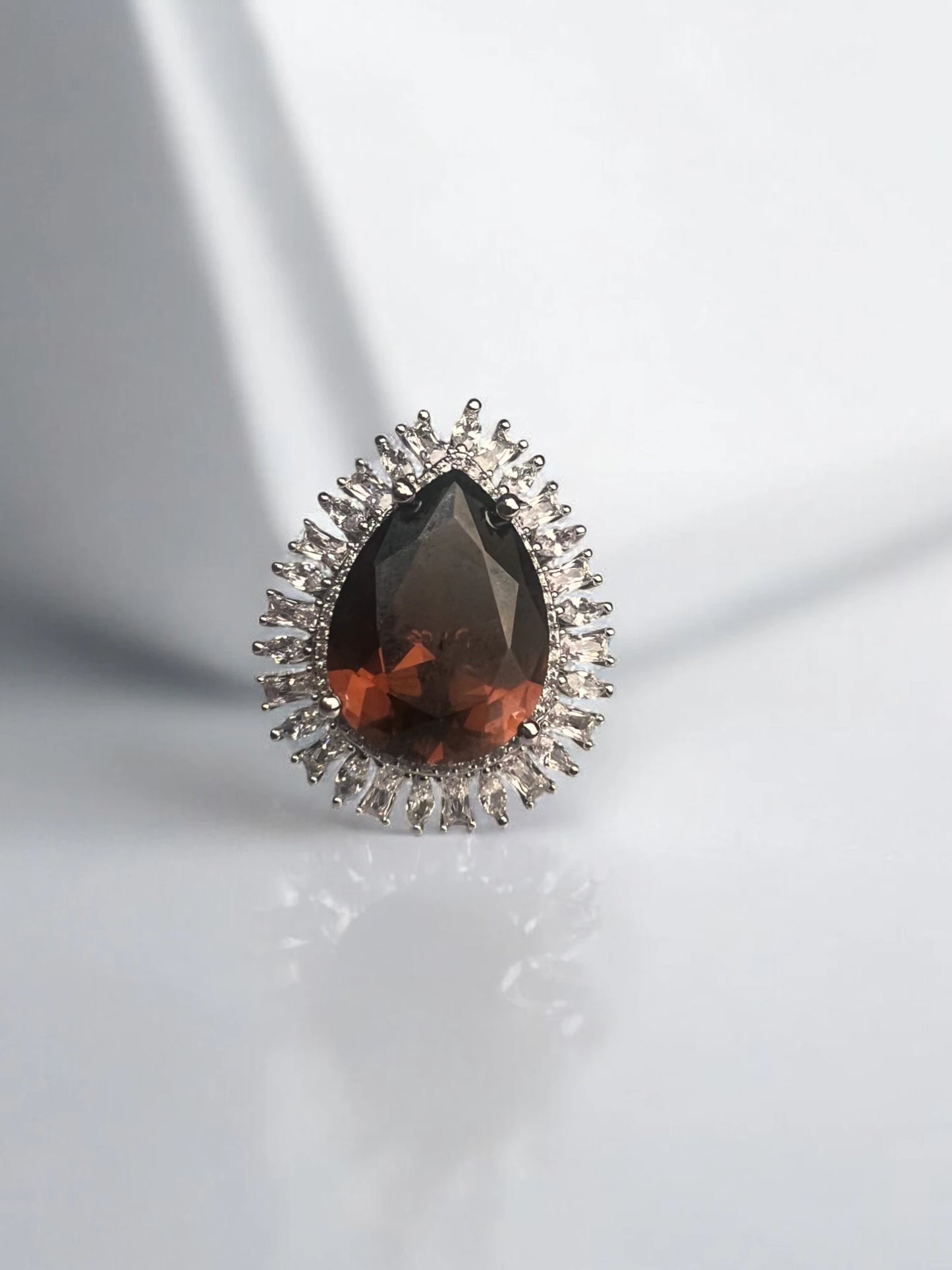 Regal Pear Ring