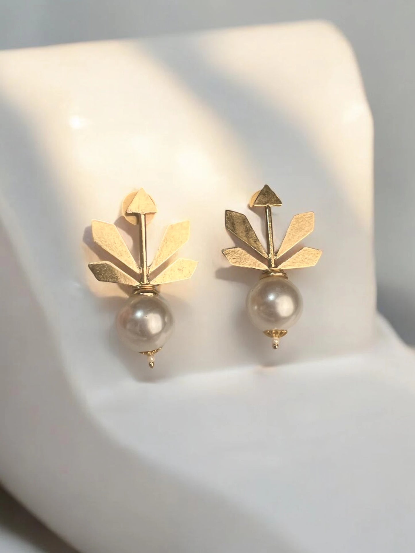 Delicate Pearl Earrings