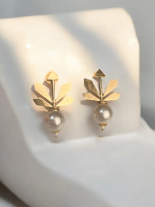 Delicate Pearl Earrings