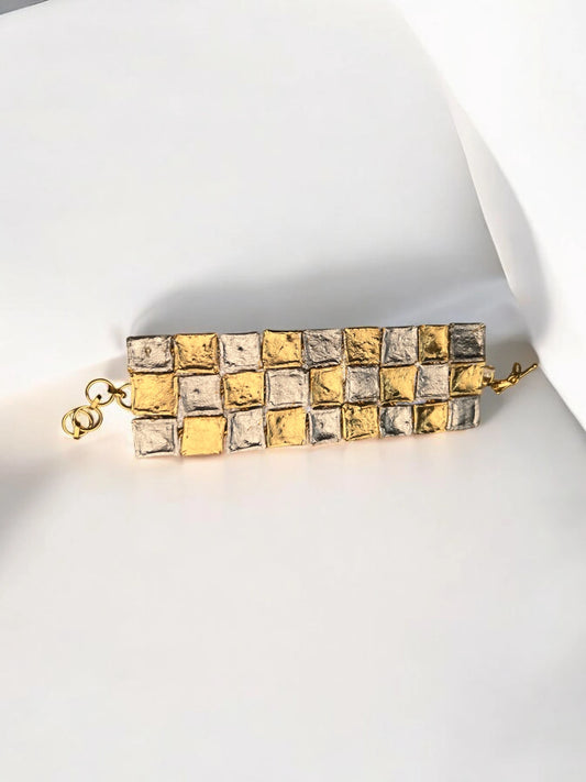 Mosaic Metallic Bracelet