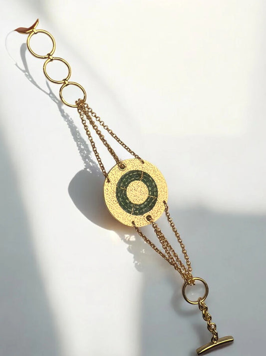 Round Brass Bracelet