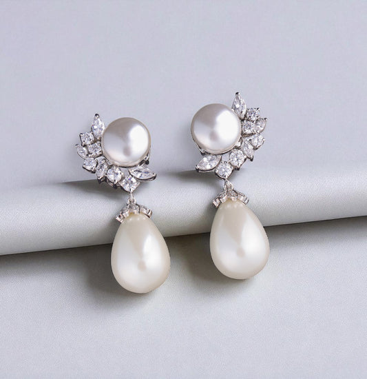 92.5 Silver Grace Pearl Drops
