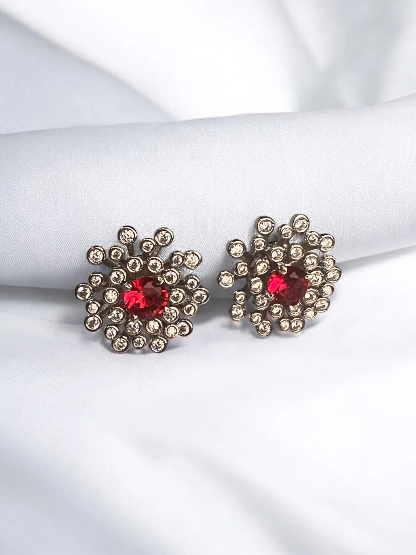 Delicate Ruby Studs