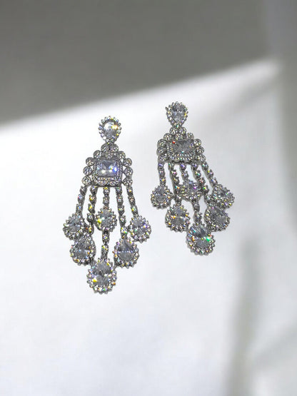 Regal Radiance Chandelier Earrings